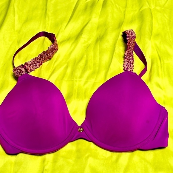 BRA NATORI 32C Violet 731080 underwire lightly padded 3454 PS - Picture 9 of 12